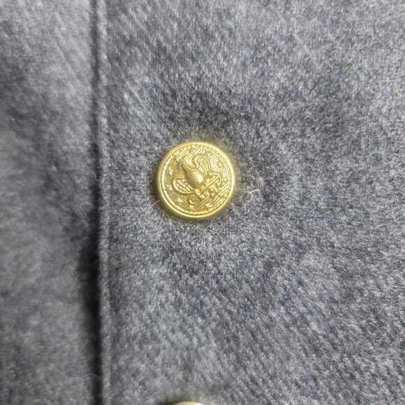 Frontier Classics Western Mens L Cowboy Vest Gray Wool Poly Lined - Picture 4 of 5